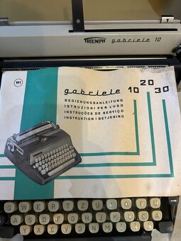 Psací stroj Triumph gabriele 10 - 4