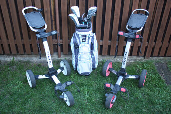ÚPLNĚ NOVÝ GOLFOVÝ BAG + GOLFOVÝ VOZÍK - 4
