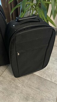 2x cestovní kufr, plátěný, vystužený. - 4