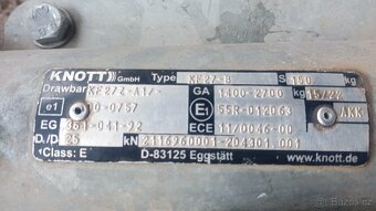 Prodám bržděný přívěs - 4