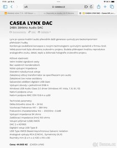 Cambridge audio CXN V2, DAC převodník Casea LYNX - 4