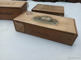 staré dřevěné krabice - doutníky - 4