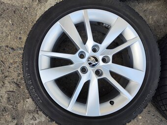 17"zimní alu sada Trius 5x112 origo Octavia 3 RS Golf 7 GTD - 4