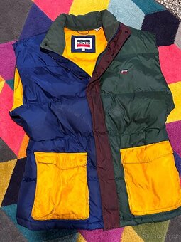 LEVIS PÁNSKÁ ZIMNÍ PARÍDNÍ KRÁSNÁ PÉŘOVÁ VESTA XXL💪🏽🤩 - 4