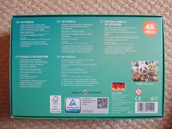 Puzzle Bella a Sara (100 ks) + 3D Zvířátka (50ks) - 4