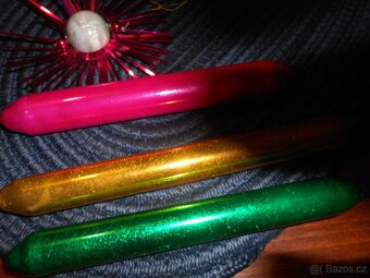 staré skleněné ozdoby na stromeček - 4