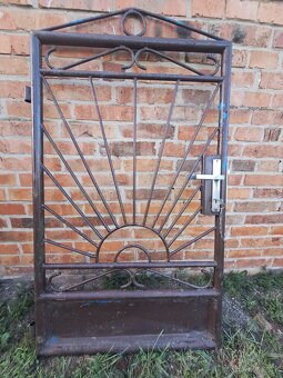 Ocelová branka 130x80 - 4