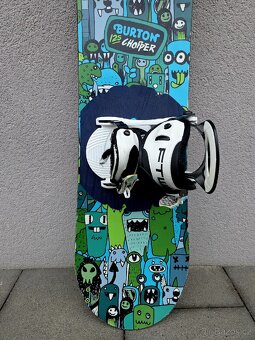Snowboard BURTON CHOPPER, 125 cm + boty - 4