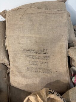 Jutový pytel od kávy/káva. - 4