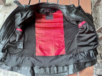 Dámská kožená moto bunda vel. S - 4