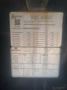 Plato plošinový návěs KEL-BERG. - 4