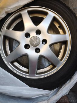 ALU disky R16 ET50, pneu 205/55, 5x 112mm + penu - 4