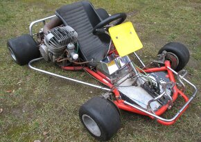 Stará závodní motokára motor čz mz jawa pionýr 984 pětikvalt - 4