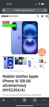 Nerozbalene iPhone 16 a iPhone 16 Plus. 2 roky CZ zaruka - 4