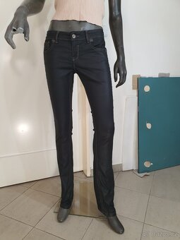 Rokker Diva Black Jeans Kevlarové moto džíny Vel. W27/L34 - 4