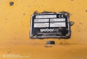 Virační deska Weber Zeppelin CR5, 330 kg.Diesel no Wacker - 4