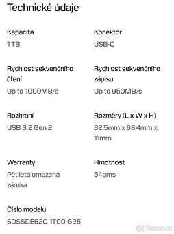 SSD disk SanDisk Creator Phone - 1 TB - 4