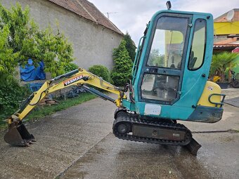 Minibagr Yanmar B15 vaha 1.7T 2x lžíce svahovka 4000mth - 4