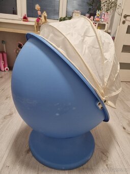 IKEA PS LOMSK Dětská otočná židle - modrá
- 4