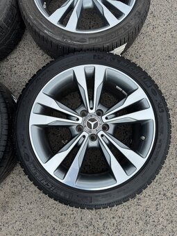 Mercedes r18 alu kola r18 5x112 Dvourozměrná Michelin Alpin - 4