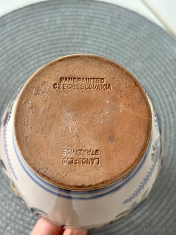 Keramický malovaný džbán - ruční práce - 4