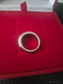 Stříbrný prsten Swarovski - 4