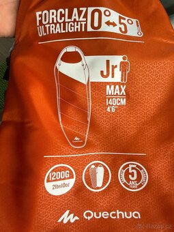 Detsky spacak, max 140 cm QUECHUA - 4