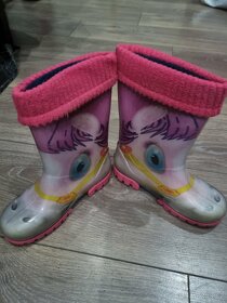 Dětské gumáky 3páry vel 25; 26/27 a 28/29 - 4