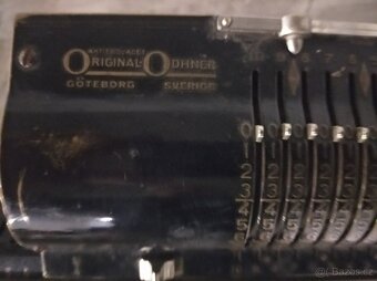 Starožitná mechanická kalkulačka Original Odhner - 4