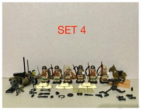 Rôzne sety vojakov (8ks) 1 + doplnky - typ lego - 4