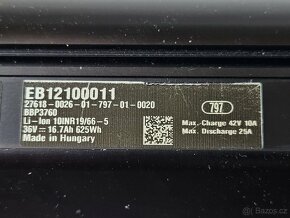 Akumulátor, akku, baterie BOSCH 625Wh, Kód: EB12100011 - 4