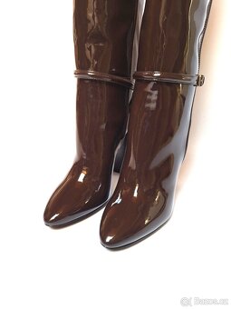 Lakovane kozačky Saint Laurent 36 - 4