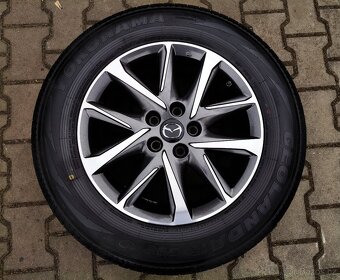 Alu kola originál Mazda CX-5 5x114,3 R17 KRÁSNÁ SADA - 4