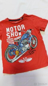 Tričko s dinosaurem, s motorkou vel. 104 - 4