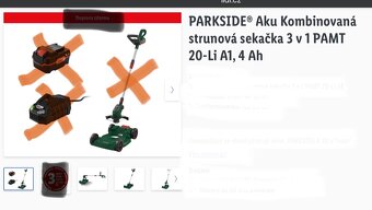 Parkside spodní část k AKU strunové sekačce PAMT 20-Li A1 - 4