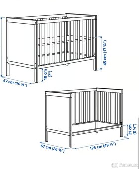Dětská postýlka IKEA Sundvik - 4