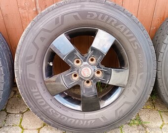 ALU kola R15 5x118 + pneu 225/70/15C - 4