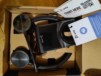 Bezdrátový headset se stanicí Poly Voyager 4320 UC - 4
