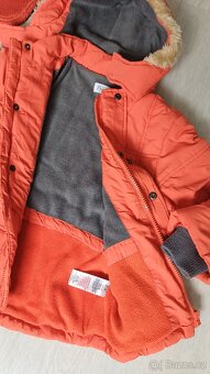 Zimní BUNDA vel.98 + čepice, rukavice - 4