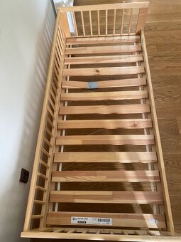 IKEA detska postel 160cm + matrace + rost + zabrana - 4