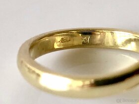Originálny a jedinečný zlatý prsteň s veľkým Tanzanitom - 4