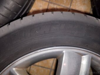 ALU disky včetně letních pneu Michelin R16 205/55R Megane II - 4