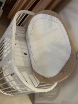 Designová rostoucí postýlka 7v1 - Mimiko Round White - 4