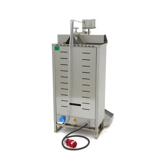 Elektrický gril na kebab - 4 hořáky - 50 kg masa - 4