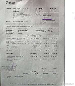 Kožená sedačka bílá zn. Phase do tvaru "L" s matrací - 4