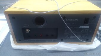 NOVÉ Retro rádio SANGEAN - dřevěné, FM/AM tuner - 4