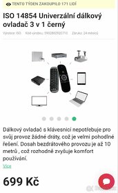 Univerzální dálkový ovladač s klávesnicí - 4