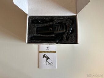Mikrofon Tonor RGB herní stolní USB černý - 4