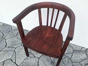 Celodřevěné křeslo THONET po renovaci - 4