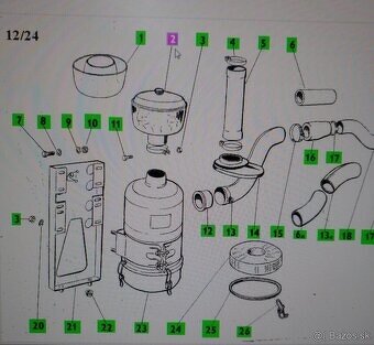 Predčistič vzduchu na Zetor - - 4